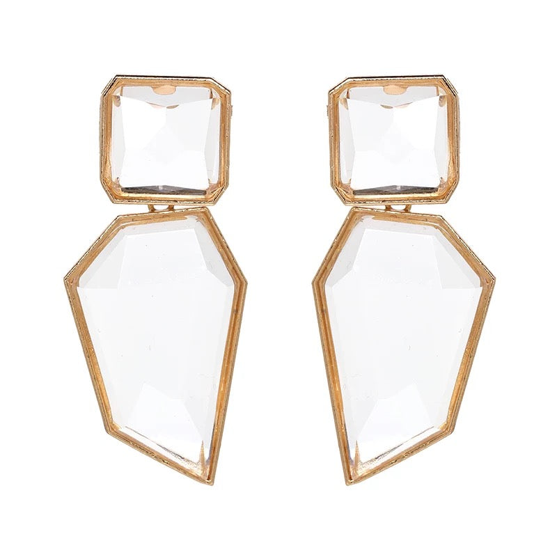 The Geo Drop Earrings